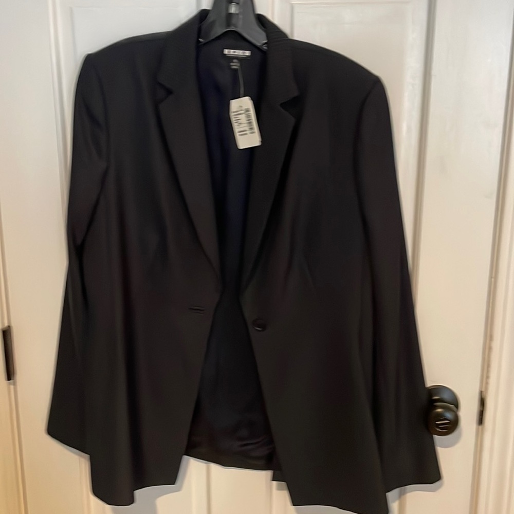 Epic brand navy blue pin stripe blazer brand new with tags size 10